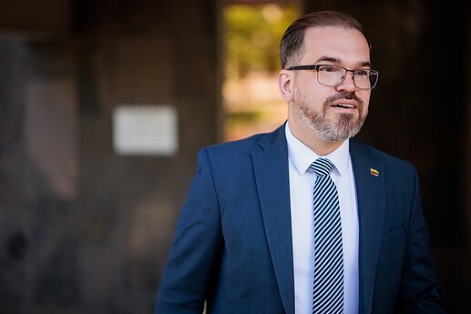 Defence Minister Robertas Kaunas