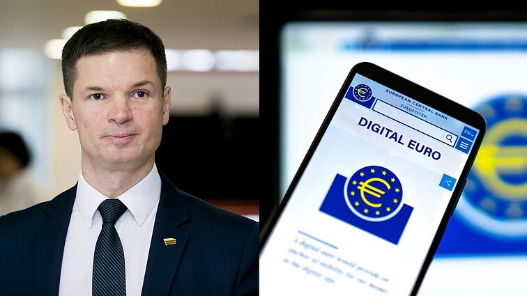 Saudargas apie skaitmeninio euro idėją: prisidėtų prie gyventojų saugumo ir anonimiškumo