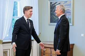 Mindaugas Sinkevičius i Gitanas Nausėda Mindaugas Sinkevičius i Gitanas Nausėda