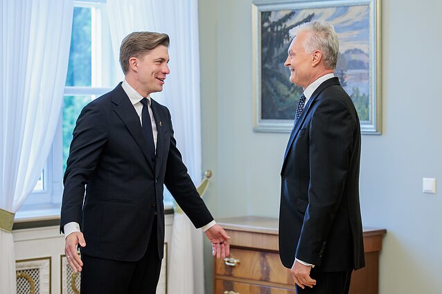 Mindaugas Sinkevičius i Gitanas Nausėda Mindaugas Sinkevičius i Gitanas Nausėda