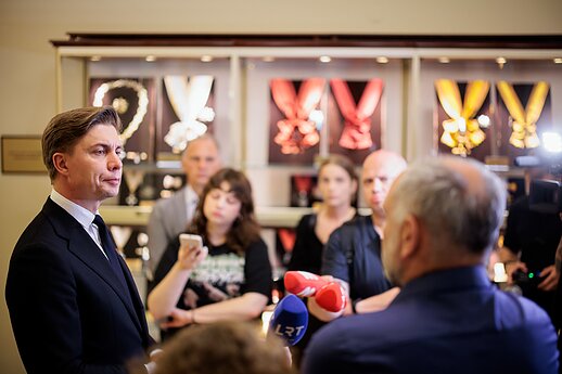 Mindaugas Sinkevičius po susitikimo su prezidentu