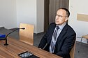 Vladimiras Laučius teismo posėdyje