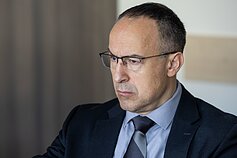 Vladimiras Laučius teismo posėdyje Vladimiras Laučius teismo posėdyje