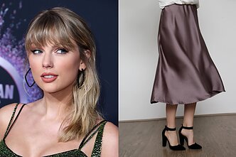 Taylor Swift, šilkinis sijonas