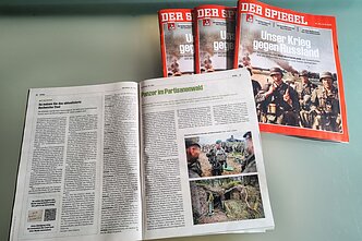 Тематический номер Spiegel «Наша война против России» 