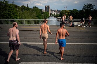 Karščio banga Šveicarijoje