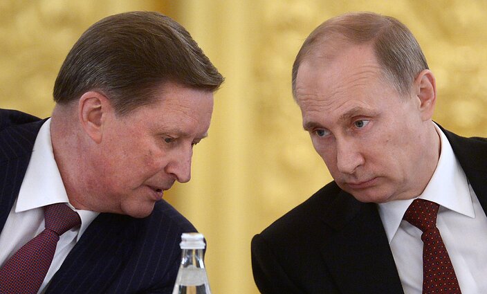 Sergejus Ivanovas ir Vladimiras Putinas Sergejus Ivanovas ir Vladimiras Putinas