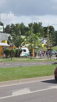 Avarija Vilniuje – žuvo motociklininkas