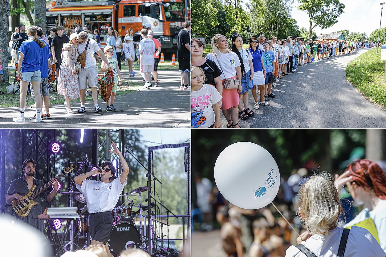 Vaikus globojančioms šeimoms šeštą kartą surengtas festivalis „Vaikai yra vaikai“ vyko Šiaulių centriniame parke Vaikus globojančioms šeimoms šeštą kartą surengtas festivalis „Vaikai yra vaikai“ vyko Šiaulių centriniame parke
