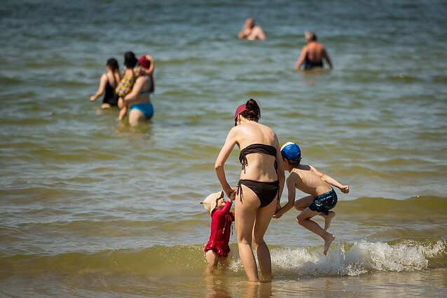 Palanga; vasariški orai; karščiai Palanga; vasariški orai; karščiai
