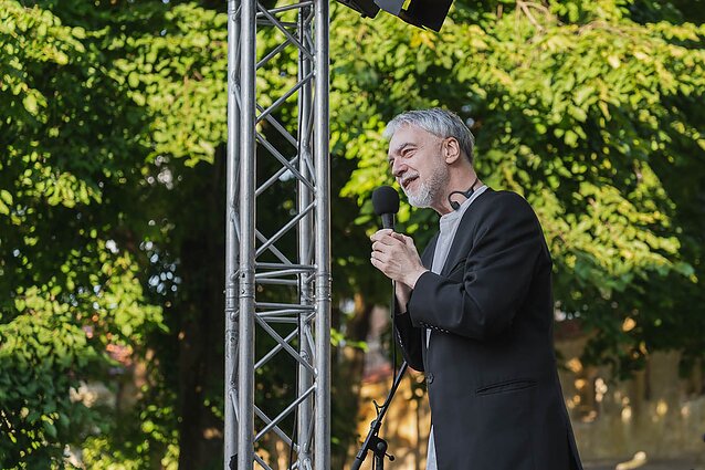 Petro Geniušo koncerto akimirka Petro Geniušo koncerto akimirka