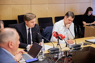 Mindaugas Sinkevičius spotkał się ze „Świtem Niemna“ Mindaugas Sinkevičius spotkał się ze „Świtem Niemna“