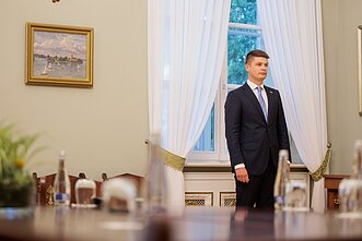 Martynas Katelynas susitiko su Gitanu Nausėda Martynas Katelynas susitiko su Gitanu Nausėda