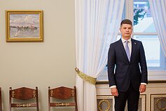 Martynas Katelynas susitiko su Gitanu Nausėda Martynas Katelynas susitiko su Gitanu Nausėda