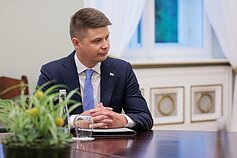 Martynas Katelynas susitiko su Gitanu Nausėda Martynas Katelynas susitiko su Gitanu Nausėda