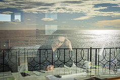 Žibuoklė Martinaitytė Bogliasco kūrybinėje rezidencijoje 2025 m. Žibuoklė Martinaitytė Bogliasco kūrybinėje rezidencijoje 2025 m.