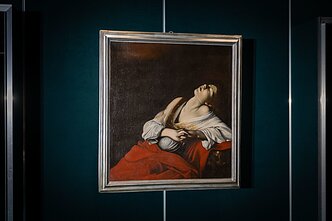 Michelangelo Merisi da Caravaggio „Šv. Marijos Magdalietės ekstazė“ Lietuvos nacionalinio dailės muziejaus Radvilų rūmų dailės muziejuje