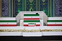 Ali Khamenei kūnas prieš laidotuves atneštas į Teherano Didžiąją Mosalą