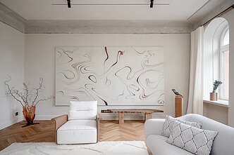 Išskirtinio būsto Vilniaus centre interjeras