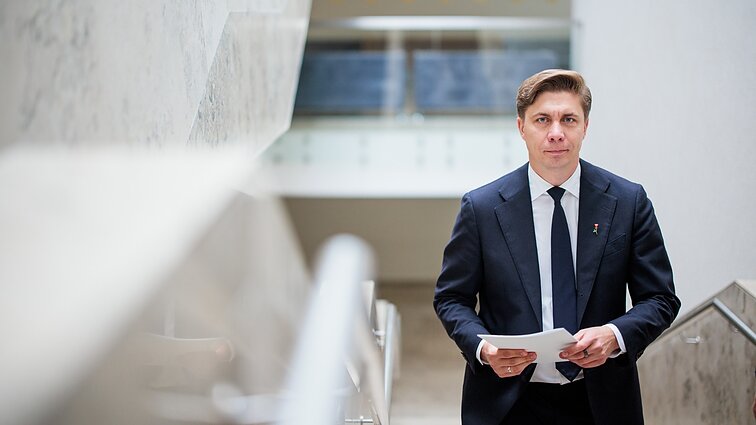 Sinkevičius paskelbė Vyriausybės sudėtį: Budrys lieka