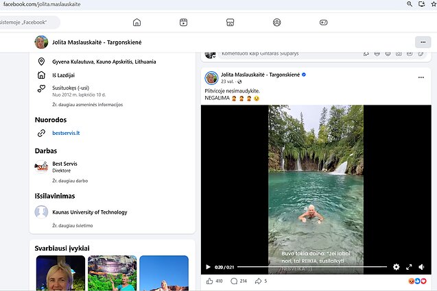 Lietuvės paskelbtas įrašas socialiniame tinkle sukėlė tikrą audrą Lietuvės paskelbtas įrašas socialiniame tinkle sukėlė tikrą audrą