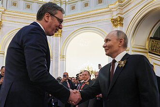  А. Вучич и В. Путин 
