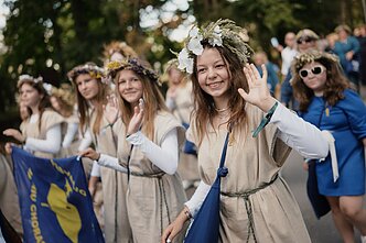Moksleiviai 2024 metų Lietuvos dainų šventėje Moksleiviai 2024 metų Lietuvos dainų šventėje