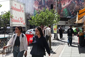 Teheranas per Ali Khamenei laidotuves Teheranas per Ali Khamenei laidotuves