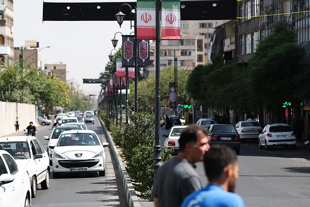 Teheranas per Ali Khamenei laidotuves Teheranas per Ali Khamenei laidotuves