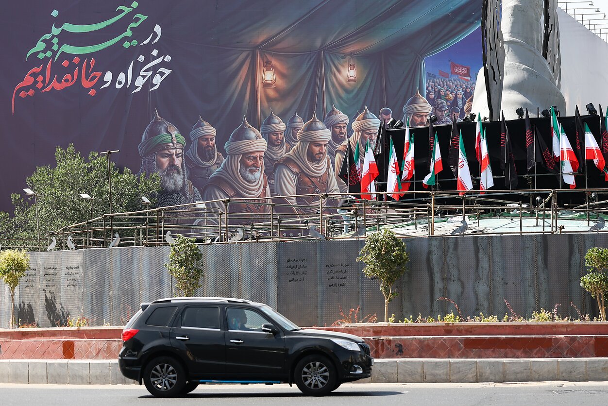 Teheranas per Ali Khamenei laidotuves Teheranas per Ali Khamenei laidotuves
