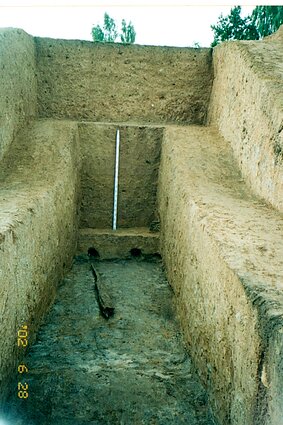Cross-section of the great rampart Cross-section of the great rampart