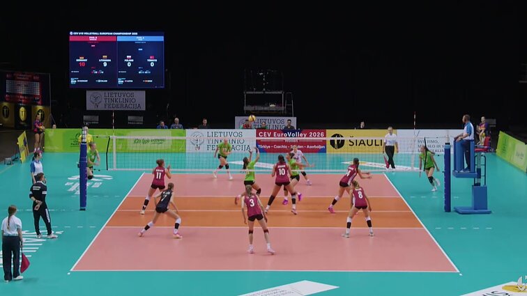Europos merginų U18 tinklinio čempionatas. Lietuva – Vokietija