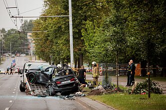 Dvi gyvybes nusinešusi avarija Vilniuje