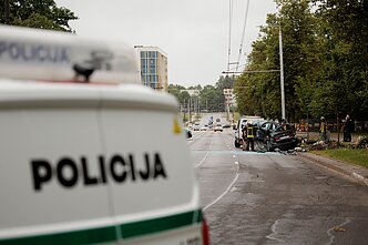 Dvi gyvybes nusinešusi avarija Vilniuje