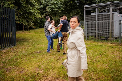 Incidentas prie Vilniaus televizijos bokšto prieš iškeliant JAV vėliavą