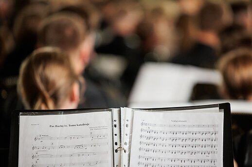 Nors akordeonu dažniausiai grojama solo, koncertas „Kelionė laiku“ sujungė kelis šimtus jaunųjų muzikantų.