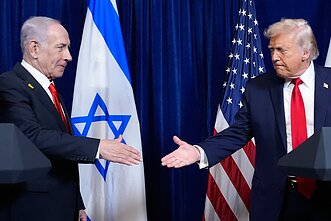 Benjaminas Netanyahu, Donaldas Trumpas
