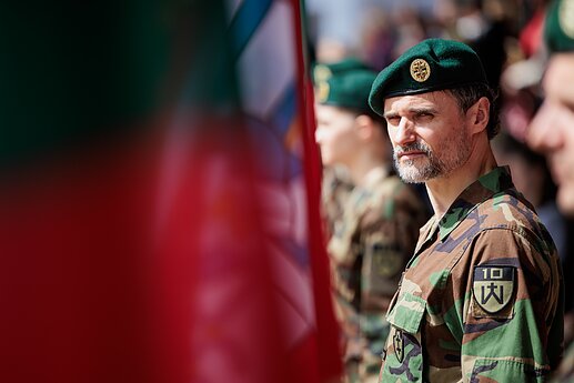 Liepos 6-osios proga Daukanto aikštėje vyko vėliavų pakėlimo ceremonija