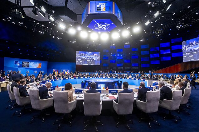 NATO viršūnių susitikimas Hagoje. NATO viršūnių susitikimas Hagoje.