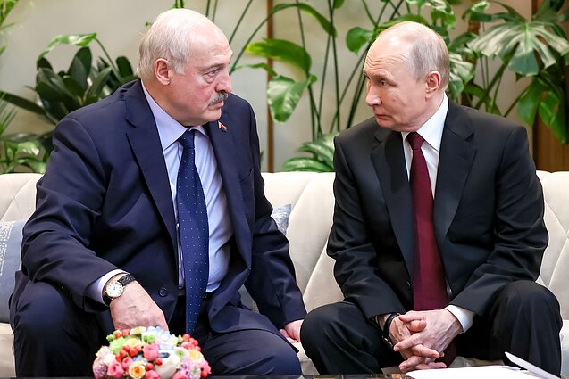 Александр Лукашенко, Владимир Путин Александр Лукашенко, Владимир Путин