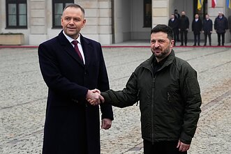 Karol Nawrocki, Wołodymir Zełenski