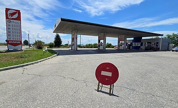 АЗС в Евпатории (Крым)