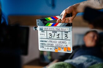Filmo „Labas rytas, mano meile?“ filmavimas