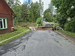 Pratrūkus užtvankai Tervoje kilo potvynis
