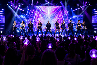 Šou  „K-Pop Fever“ akimirka