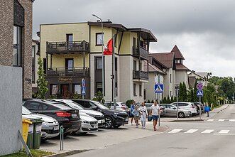 Palanga. Automobilių parkavimas kurorte Palanga. Automobilių parkavimas kurorte