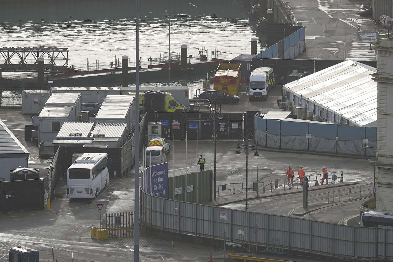 Migrantų priėmimo zona Doveryje, Anglijoje