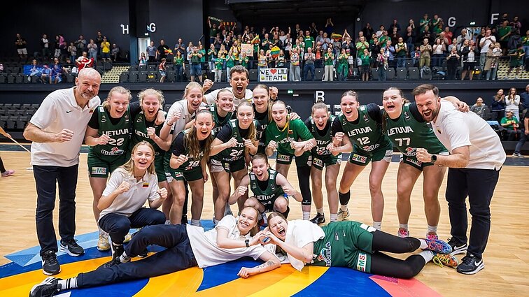 Lietuvos merginų U20 krepšinio rinktinė Europos čempionate užėmė 6 vietą