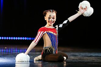 Elina Ostrovska na mistrzostwach Europy w cheerleadingu Elina Ostrovska na mistrzostwach Europy w cheerleadingu