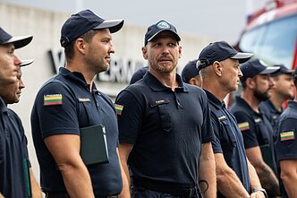 Valstybinės priešgaisrinės gelbėjimo tarnybos gelbėjimo ir paieškos komandos (LERT) pasitikimas po misijos Venesueloje Valstybinės priešgaisrinės gelbėjimo tarnybos gelbėjimo ir paieškos komandos (LERT) pasitikimas po misijos Venesueloje